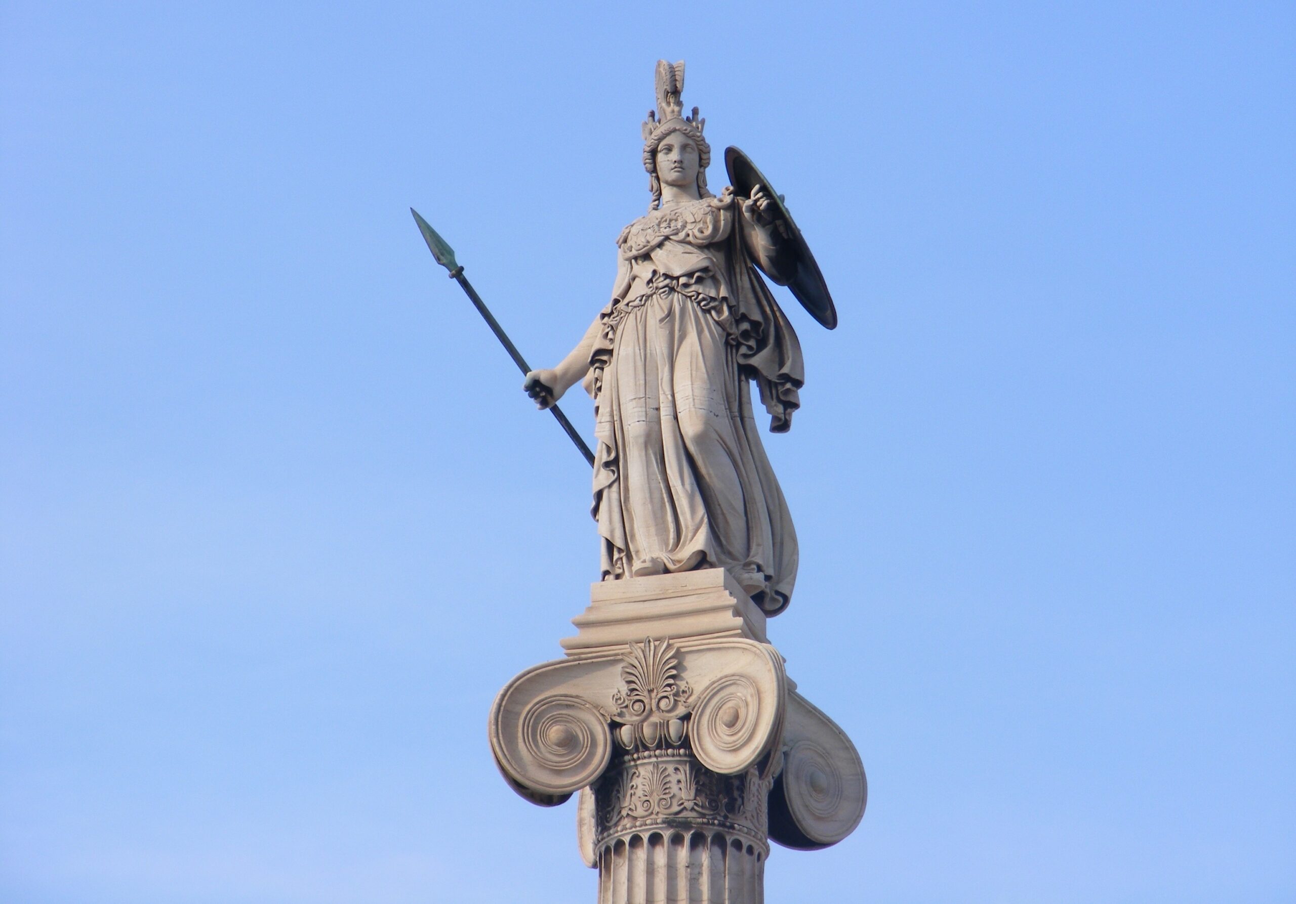 Statue of Athena at the Academy of Athens